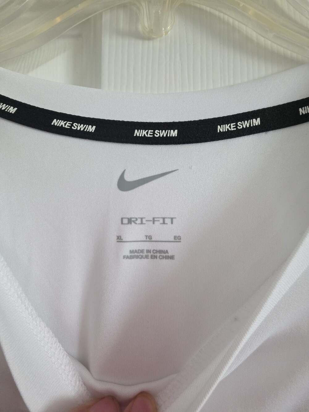 Men's Nike Dri-FIT UPF 40+ Hydroguard Short Sleeve Swim Tee - Picture 3 of 7